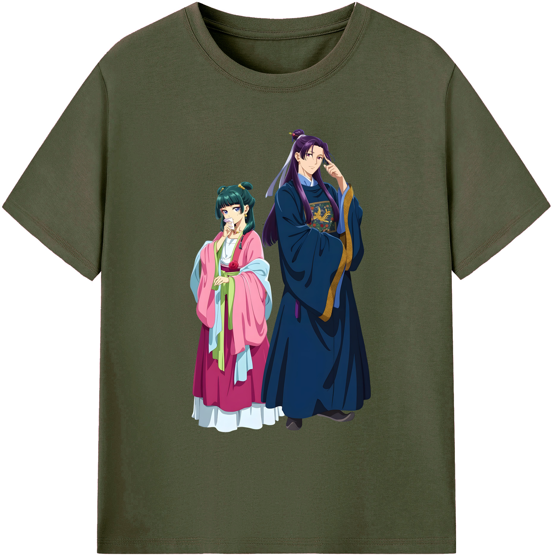 （画像用） 薬屋のひとりごと The Apothecary Diaries 綿100％ メンズ半袖Tシャツ｜肌触りやわらか＆通気性